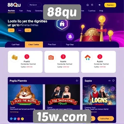 Visão geral das funcionalidades do site 88qu